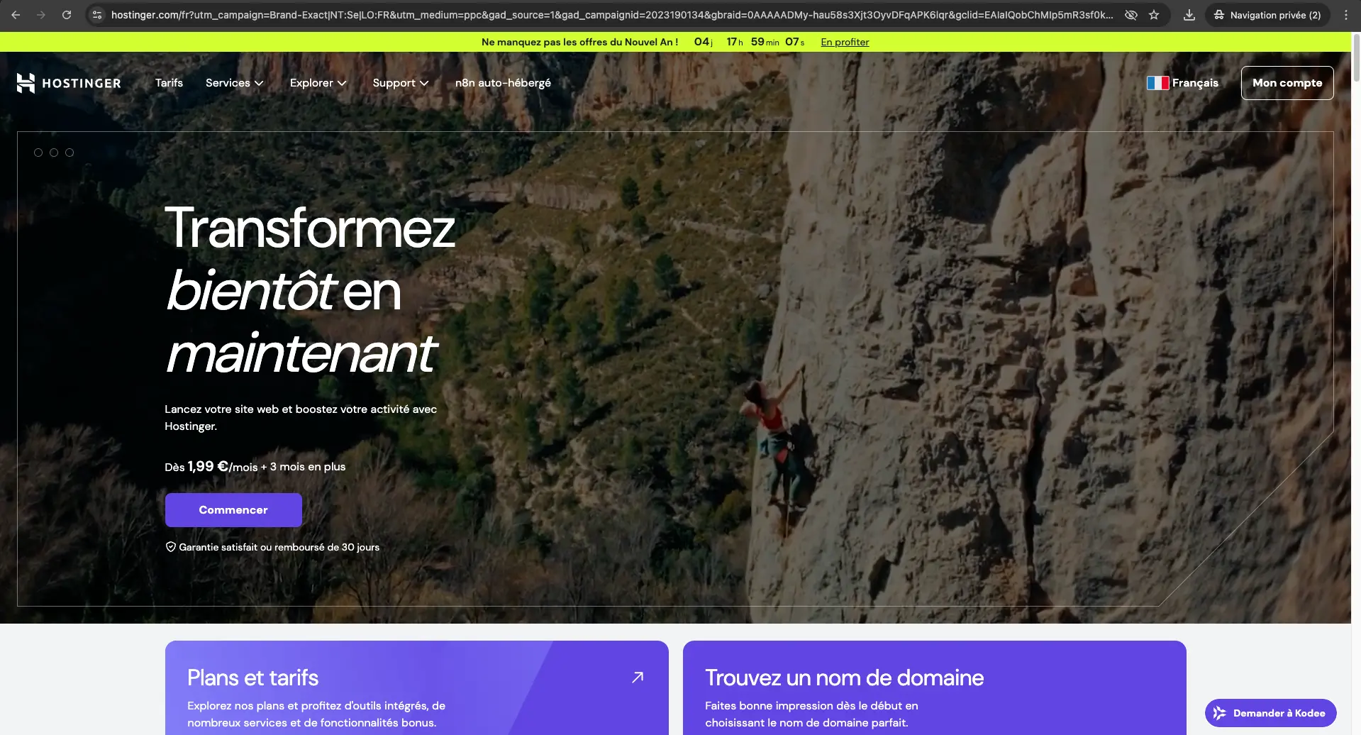 Hostinger : option d'hébergement pour votre site internet