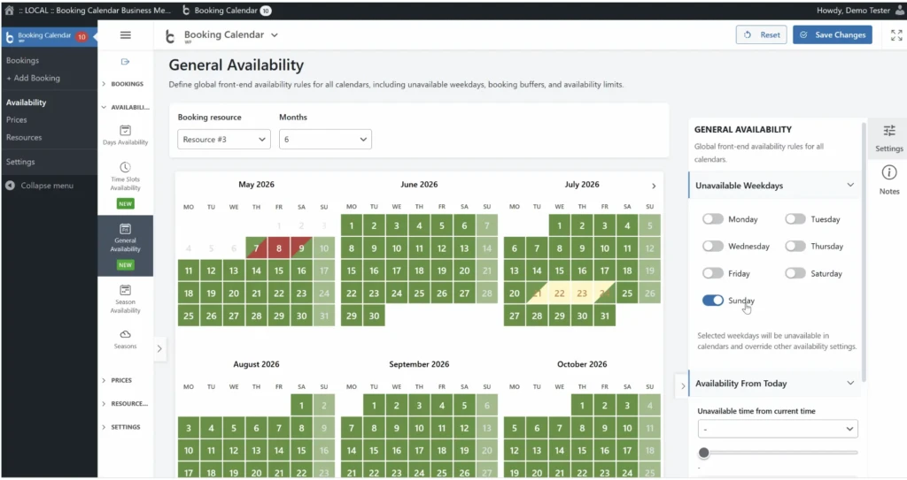 plugin gratuit Booking Calendar