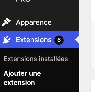 plugin wordpress ajouter une extension