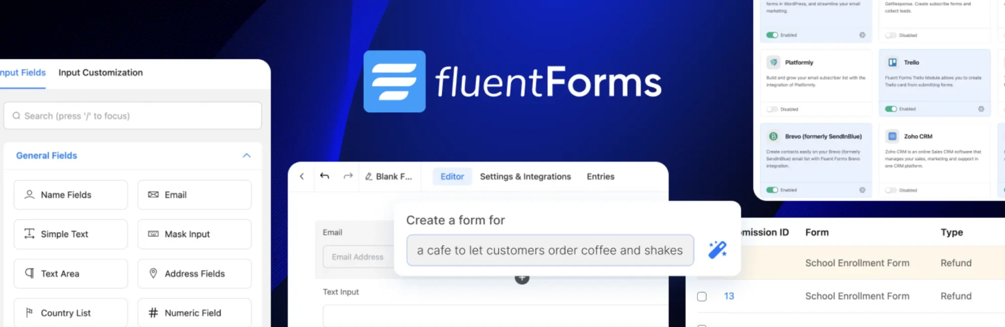 plugin wordpress fluent forms